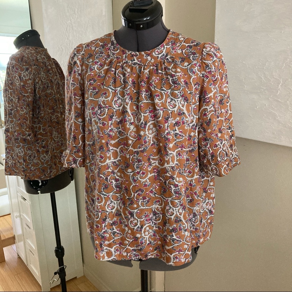 Isabel Marant gathered front blouse